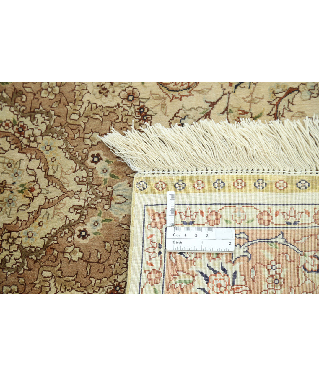 Ivory Hereke Silk Rug 2' 7" x 4' 0" Hand-Knotted | No. AT52362