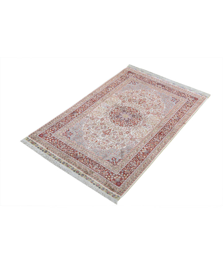 Afghan Hereke Rug 2' 7" x 4' 0" Hand-Knotted | No. AT86655