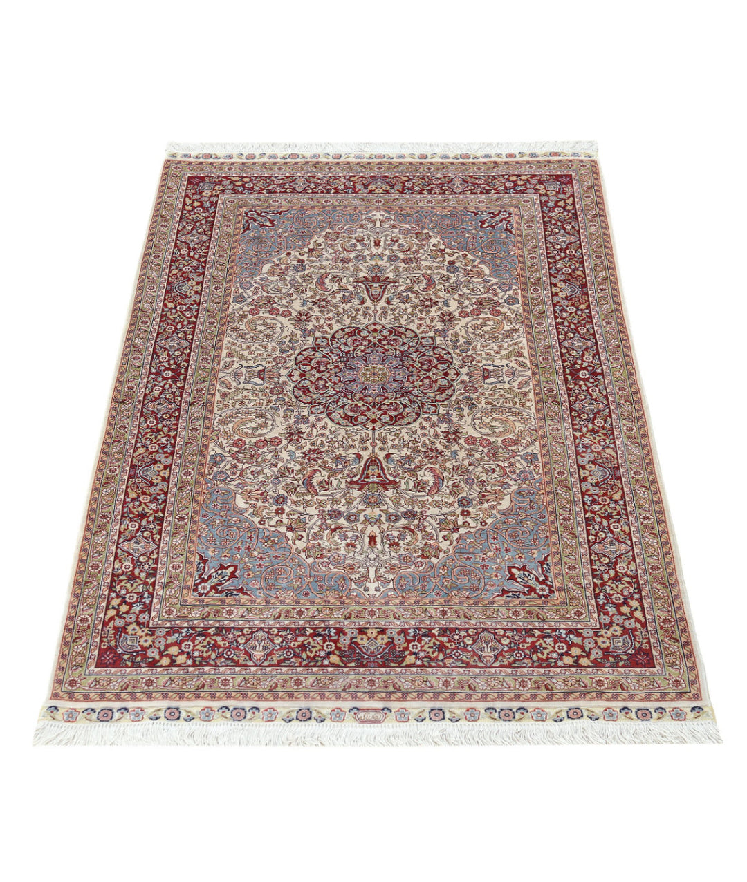 Afghan Hereke Rug 2' 7" x 4' 0" Hand-Knotted | No. AT86655