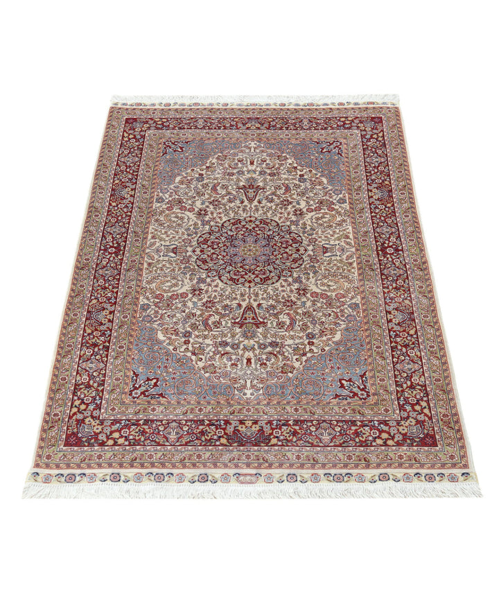 Afghan Hereke Rug 2' 7" x 4' 0" Hand-Knotted | No. AT86655