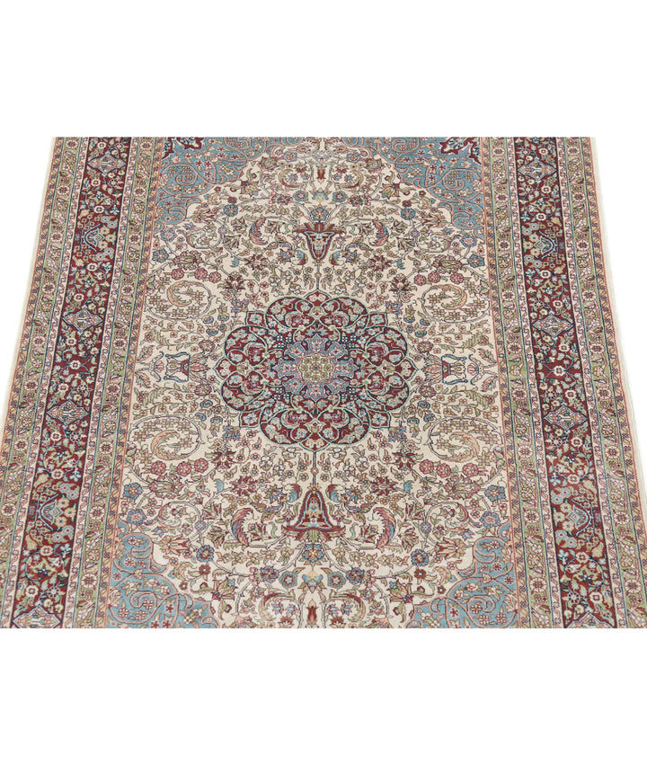 Afghan Hereke Rug 2' 7" x 4' 0" Hand-Knotted | No. AT86655