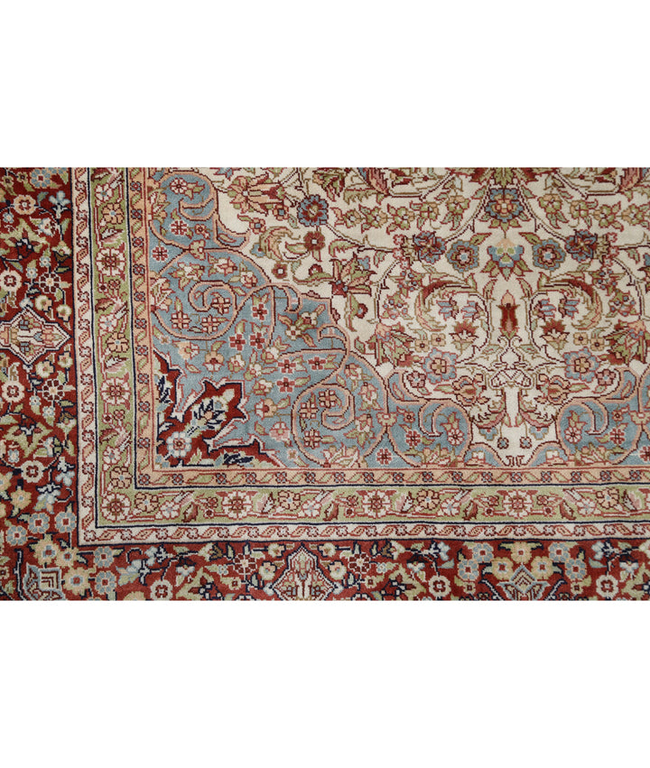 Afghan Hereke Rug 2' 7" x 4' 0" Hand-Knotted | No. AT86655