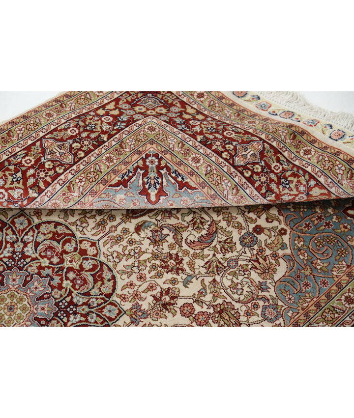 Afghan Hereke Rug 2' 7" x 4' 0" Hand-Knotted | No. AT86655