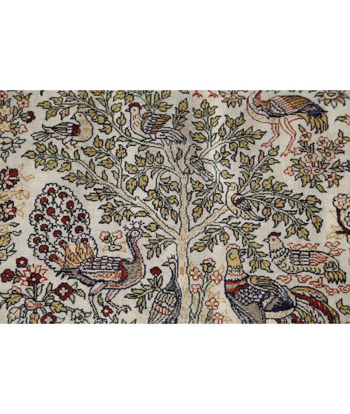 Afghan Hereke Rug 2' 7" x 3' 11" Hand-Knotted | No. AT23313