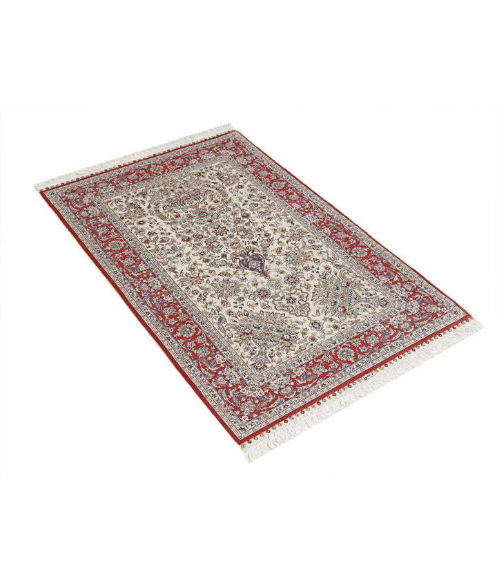 Afghan Hereke Rug 2' 7" x 4' 0" Hand-Knotted | No. AT83932