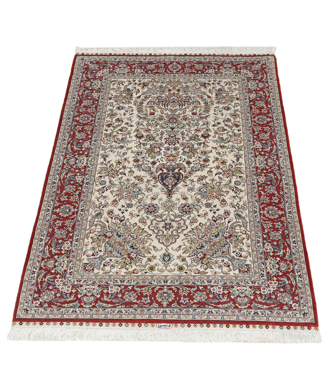 Afghan Hereke Rug 2' 7" x 4' 0" Hand-Knotted | No. AT83932