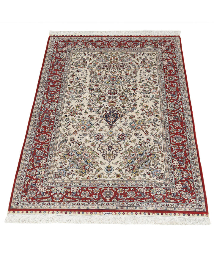 Afghan Hereke Rug 2' 7" x 4' 0" Hand-Knotted | No. AT83932