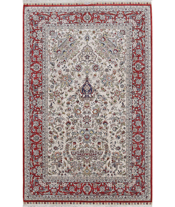 Afghan Hereke Rug 2' 7" x 4' 0" Hand-Knotted | No. AT83932