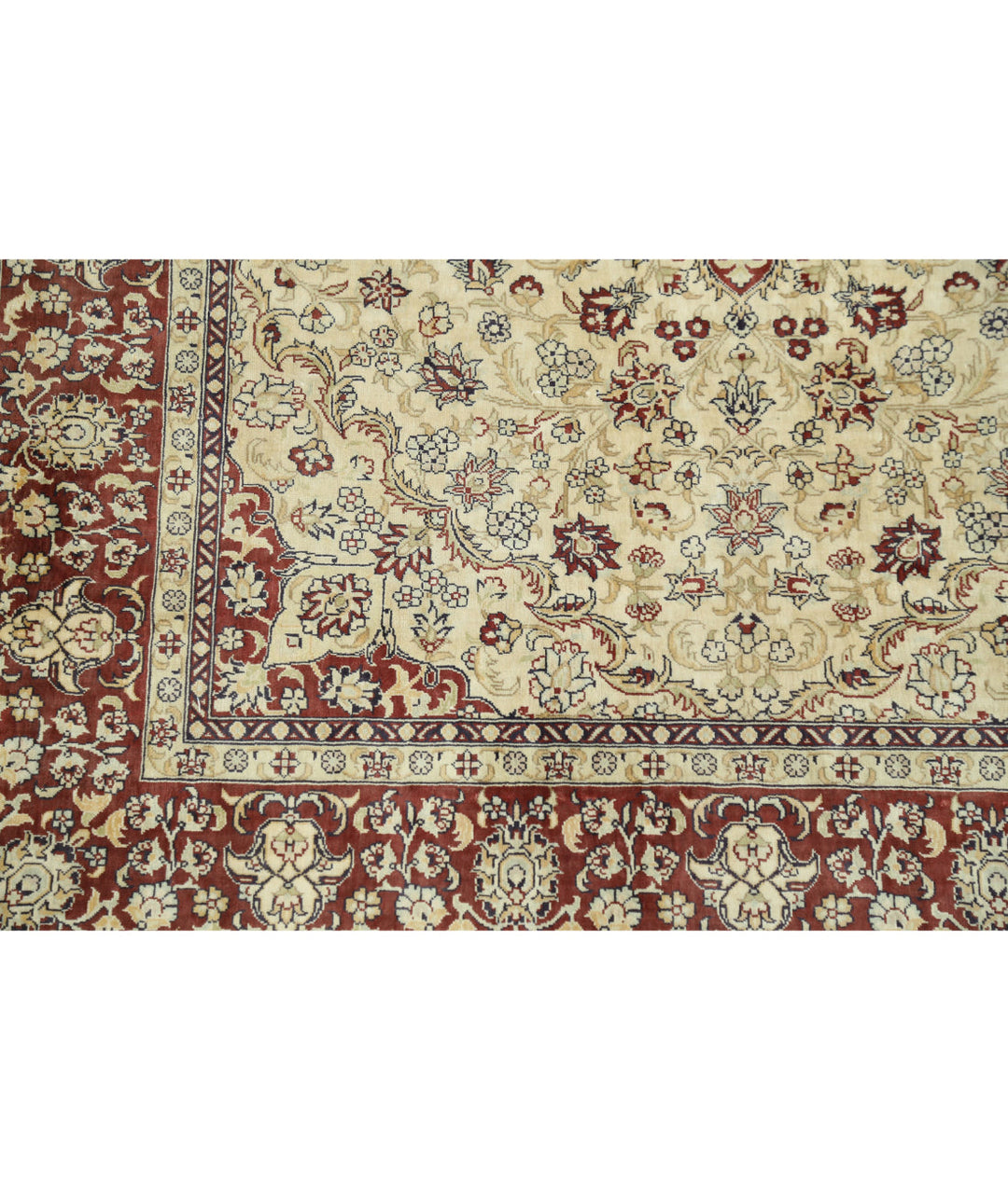Afghan Hereke Rug 3' 1" x 4' 10" Hand-Knotted | No. AT80957