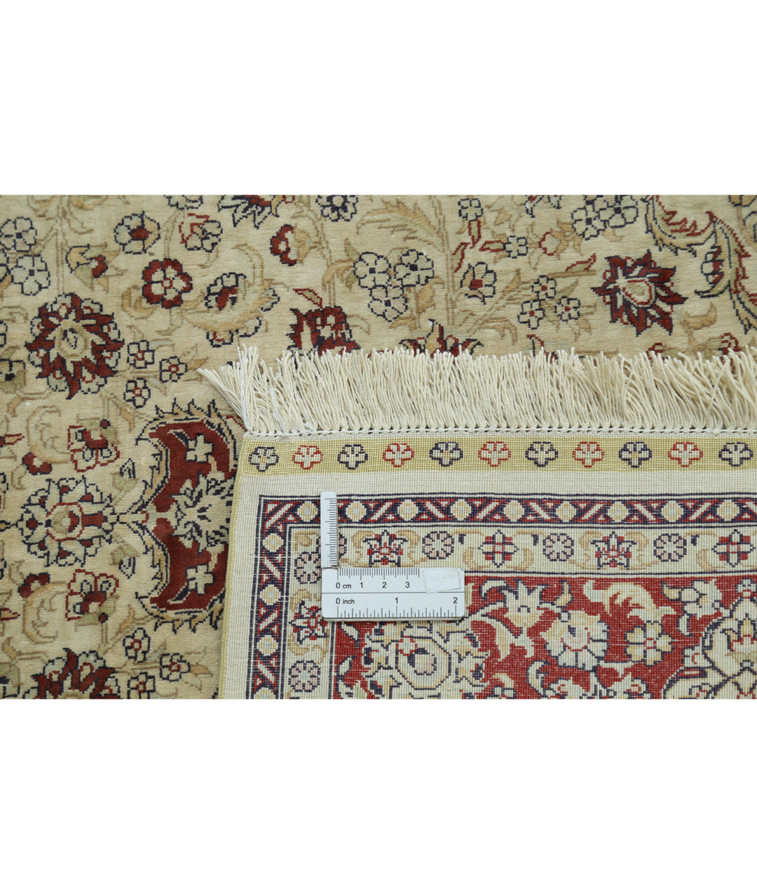 Afghan Hereke Rug 3' 1" x 4' 10" Hand-Knotted | No. AT80957