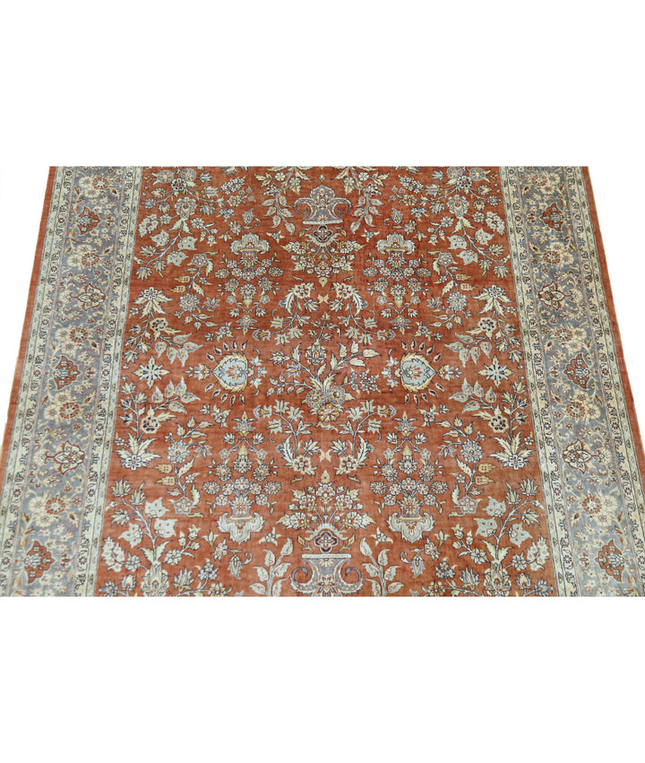Afghan Hereke Rug 3' 0" x 4' 11" Hand-Knotted | No. AT19463