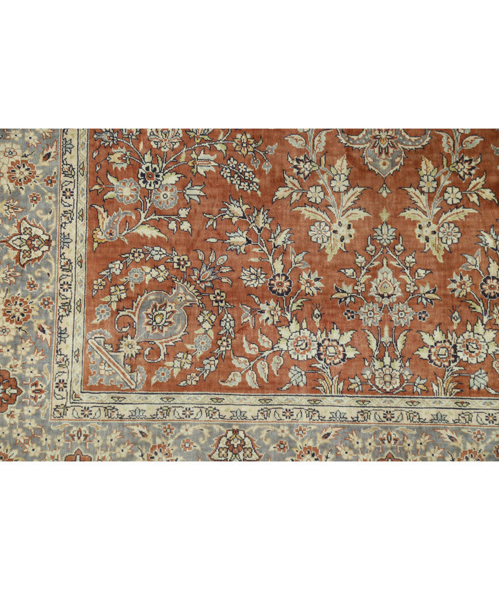 Afghan Hereke Rug 3' 0" x 4' 11" Hand-Knotted | No. AT19463