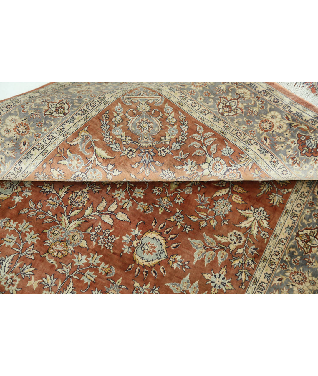 Afghan Hereke Rug 3' 0" x 4' 11" Hand-Knotted | No. AT19463