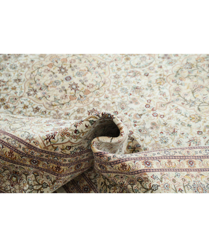 Afghan Hereke Rug 6' 0" x 9' 0" Hand-Knotted | No. AT63345