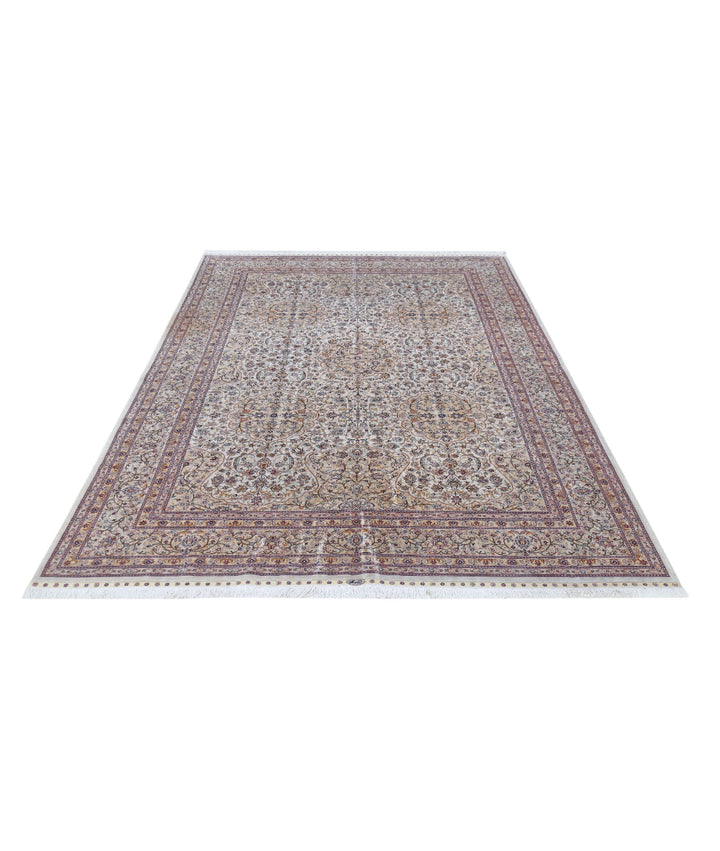 Afghan Hereke Rug 6' 0" x 9' 0" Hand-Knotted | No. AT63345
