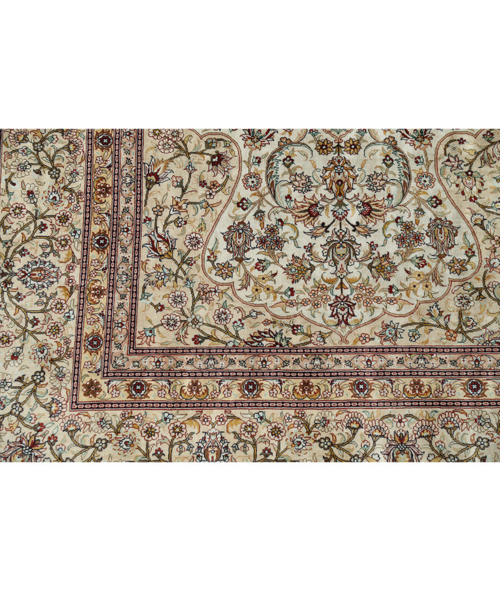 Afghan Hereke Rug 6' 0" x 9' 0" Hand-Knotted | No. AT63345