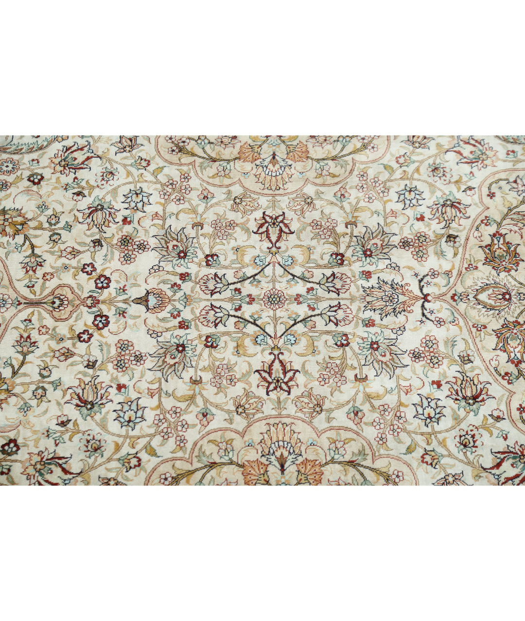 Afghan Hereke Rug 6' 0" x 9' 0" Hand-Knotted | No. AT63345