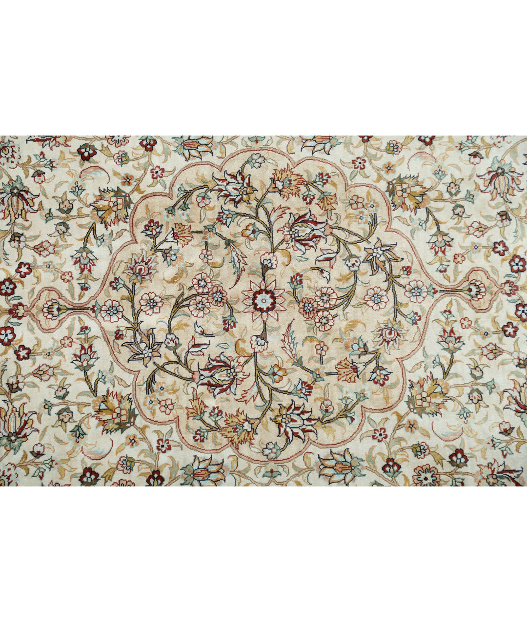 Afghan Hereke Rug 6' 0" x 9' 0" Hand-Knotted | No. AT63345