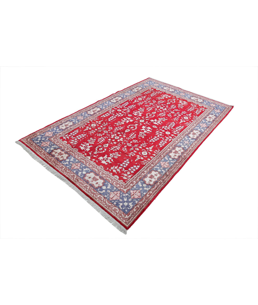 Chinese Hereke Rug 5' 0" x 7' 9" Hand-Knotted | No. AT69950