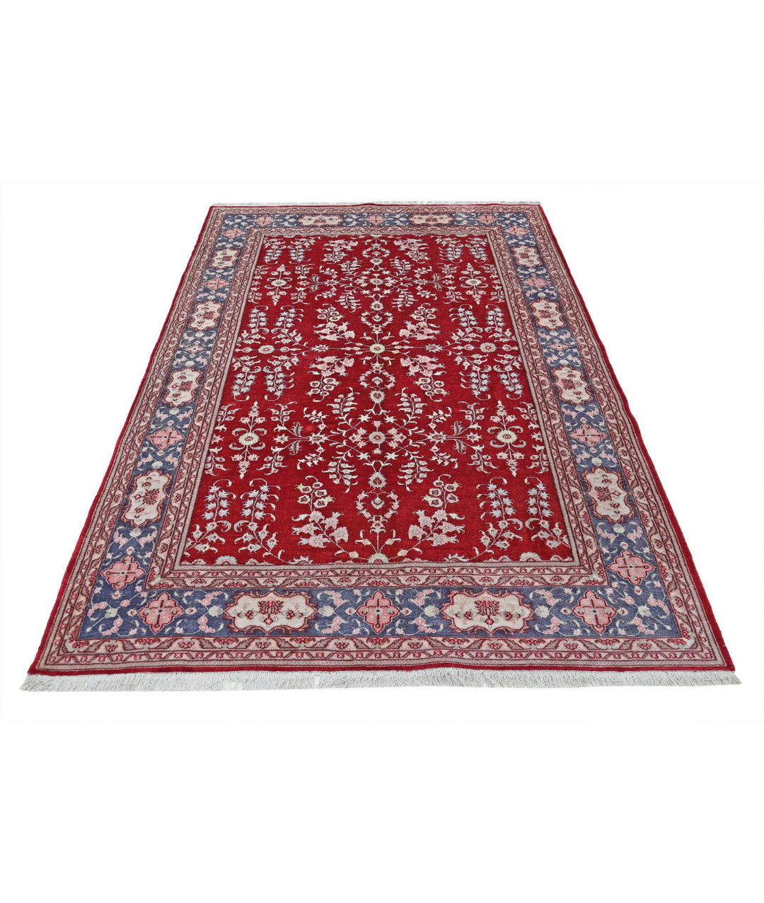 Chinese Hereke Rug 5' 0" x 7' 9" Hand-Knotted | No. AT69950