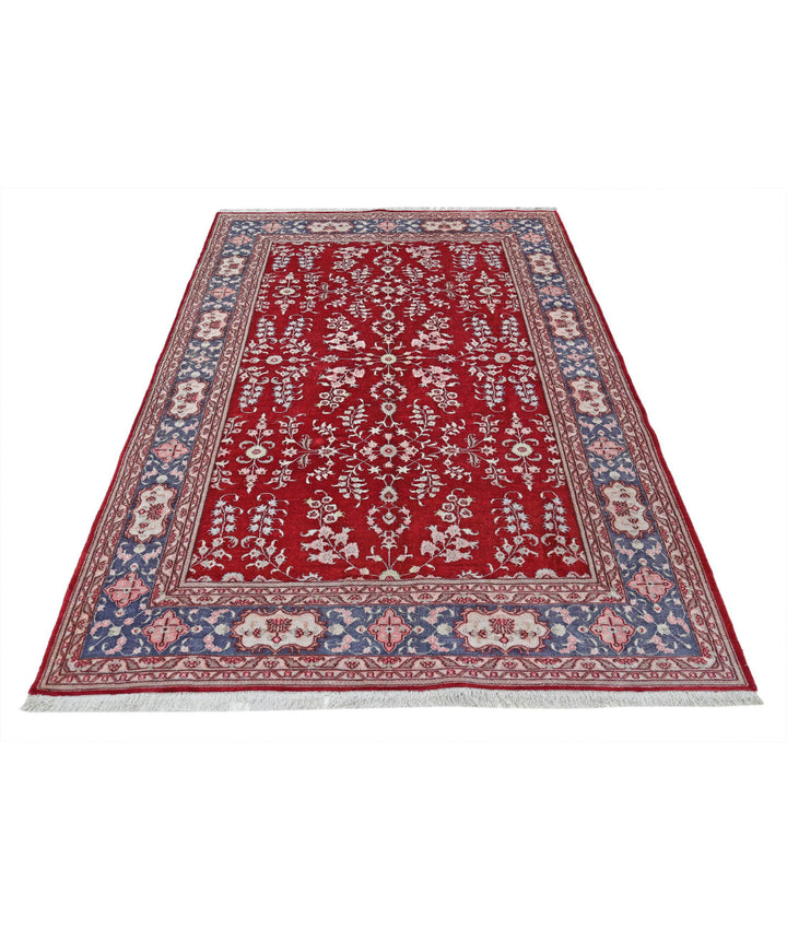 Chinese Hereke Rug 5' 0" x 7' 9" Hand-Knotted | No. AT69950