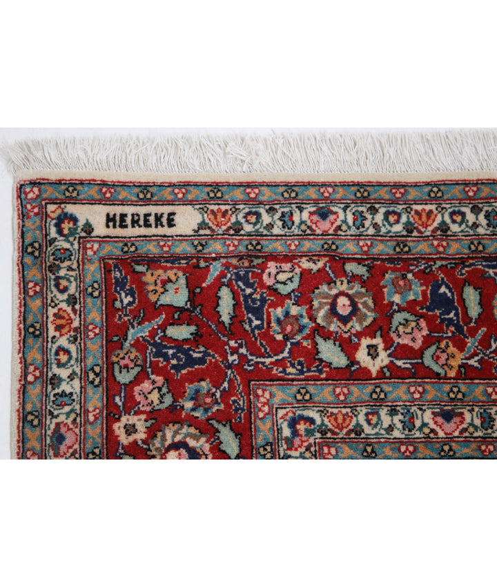 Afghan Hereke Rug 7' 1" x 9' 9" Hand-Knotted | No. AT86436