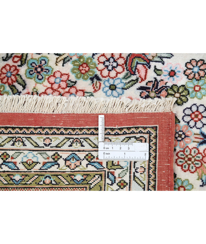 Afghan Hereke Rug 6' 1" x 7' 11" Hand-Knotted | No. AT68105