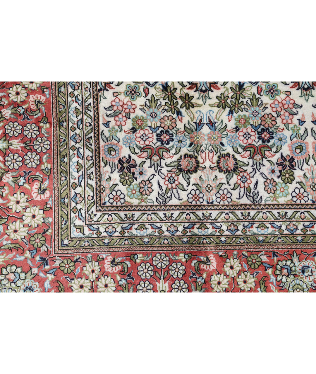 Afghan Hereke Rug 6' 1" x 7' 11" Hand-Knotted | No. AT68105