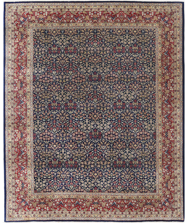 Hand Knotted Hereke Wool Rug 8' 0" x 9' 9" - No. AT84713