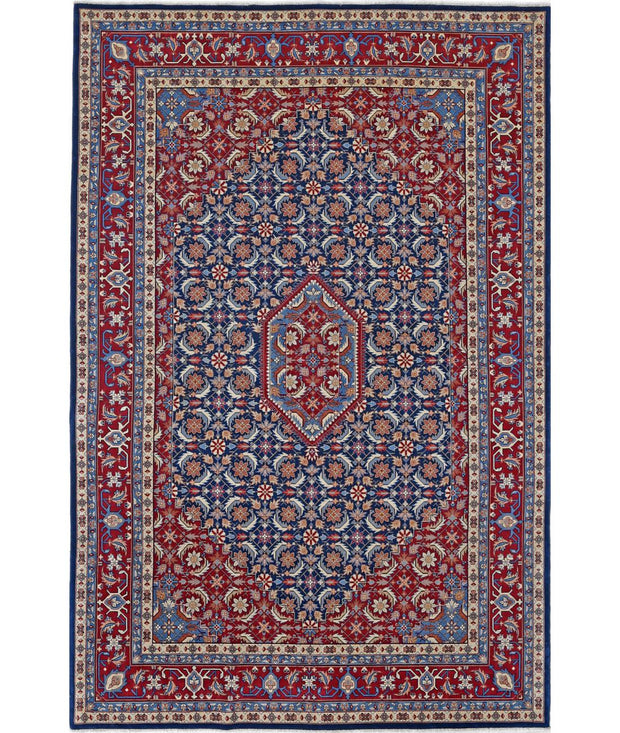 Hand Knotted Heritage Fine Oriental Wool Rug 6' 0" x 9' 2" - No. AT47353