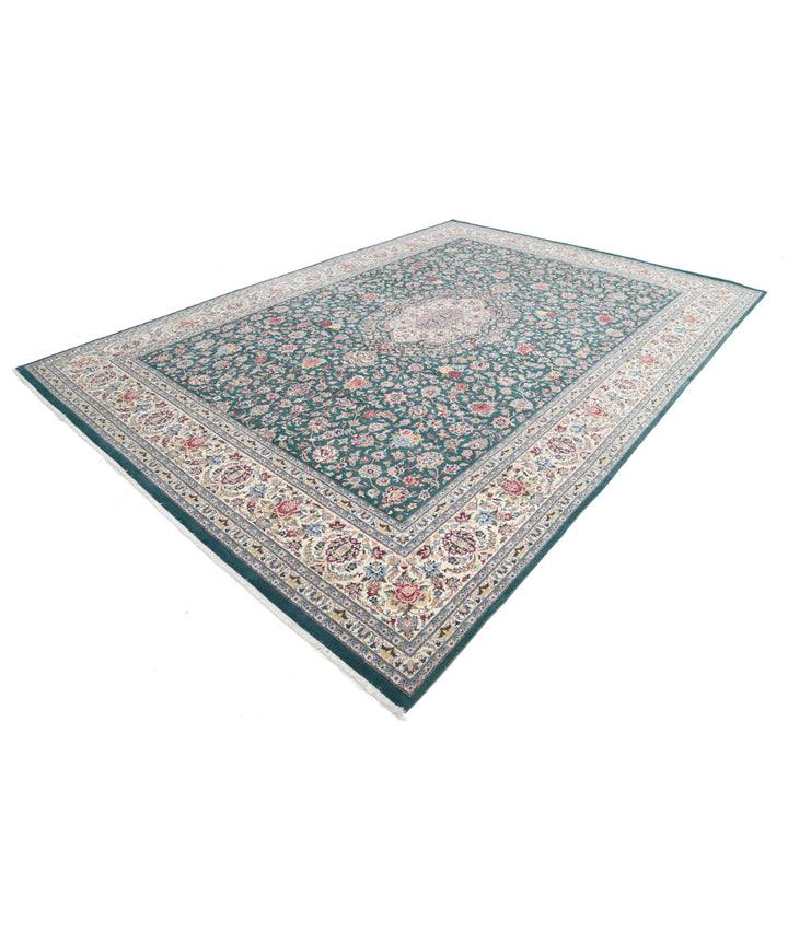 Pakistani Oriental Rug 9' 10" x 14' 0" Hand-Knotted | No. AT83947