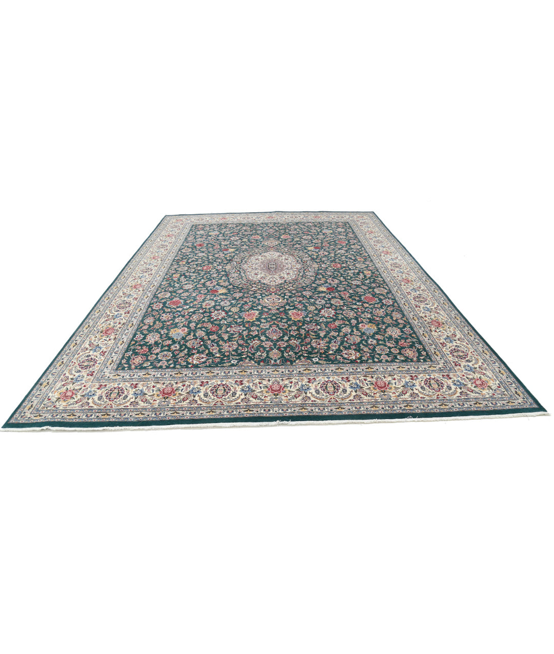 Pakistani Oriental Rug 9' 10" x 14' 0" Hand-Knotted | No. AT83947