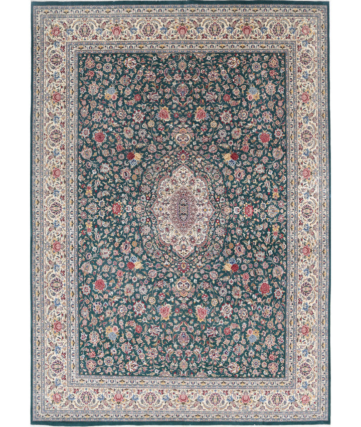 Pakistani Oriental Rug 9' 10" x 14' 0" Hand-Knotted | No. AT83947
