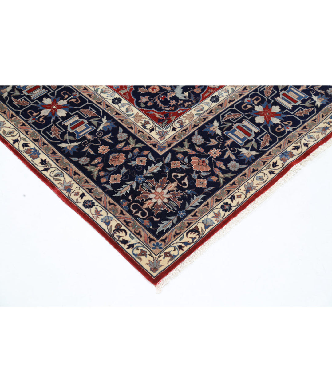 Red Pakistani Oriental Rug 7' 10" x 9' 9" Hand-Knotted | No. AT67275