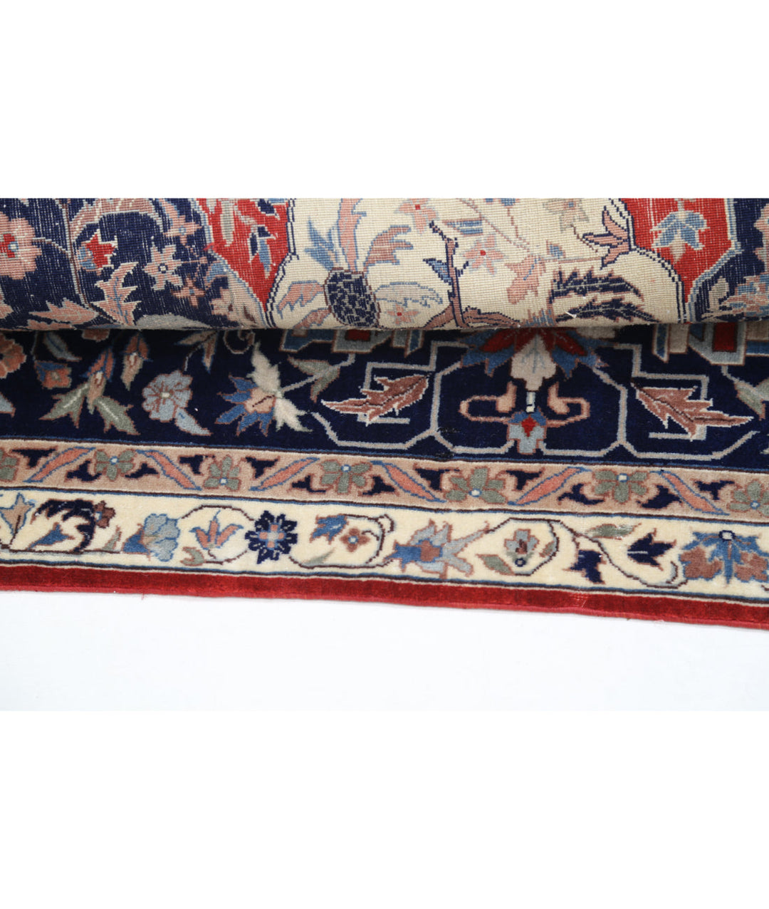 Red Pakistani Oriental Rug 7' 10" x 9' 9" Hand-Knotted | No. AT67275