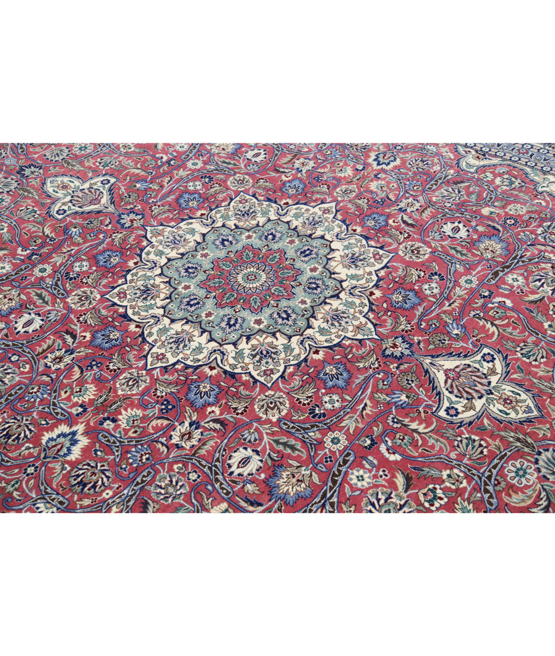 Pink Pakistani Oriental Rug 7' 11" x 10' 1" Hand-Knotted | No. AT92294