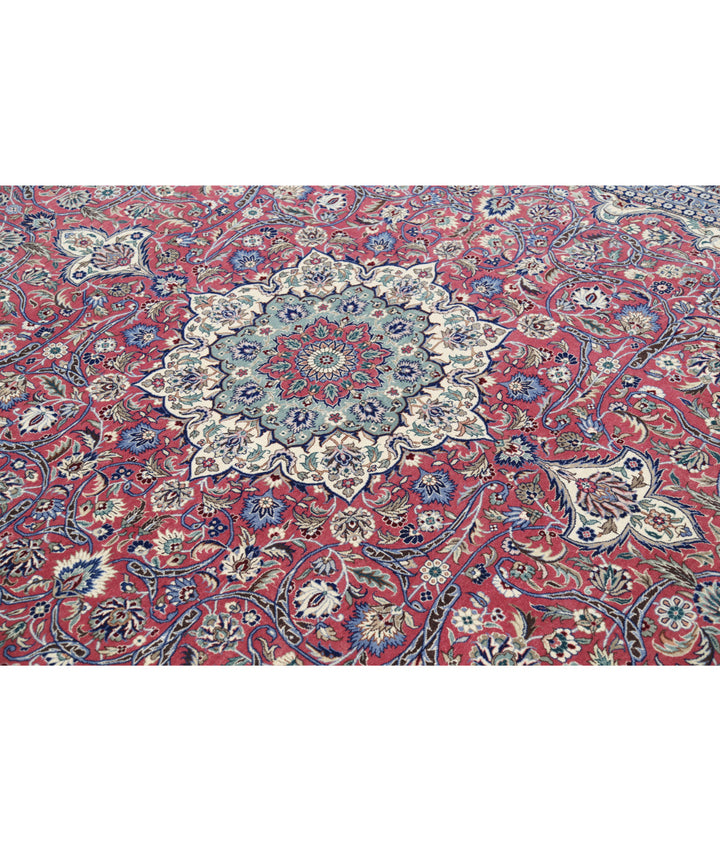 Pink Pakistani Oriental Rug 7' 11" x 10' 1" Hand-Knotted | No. AT92294