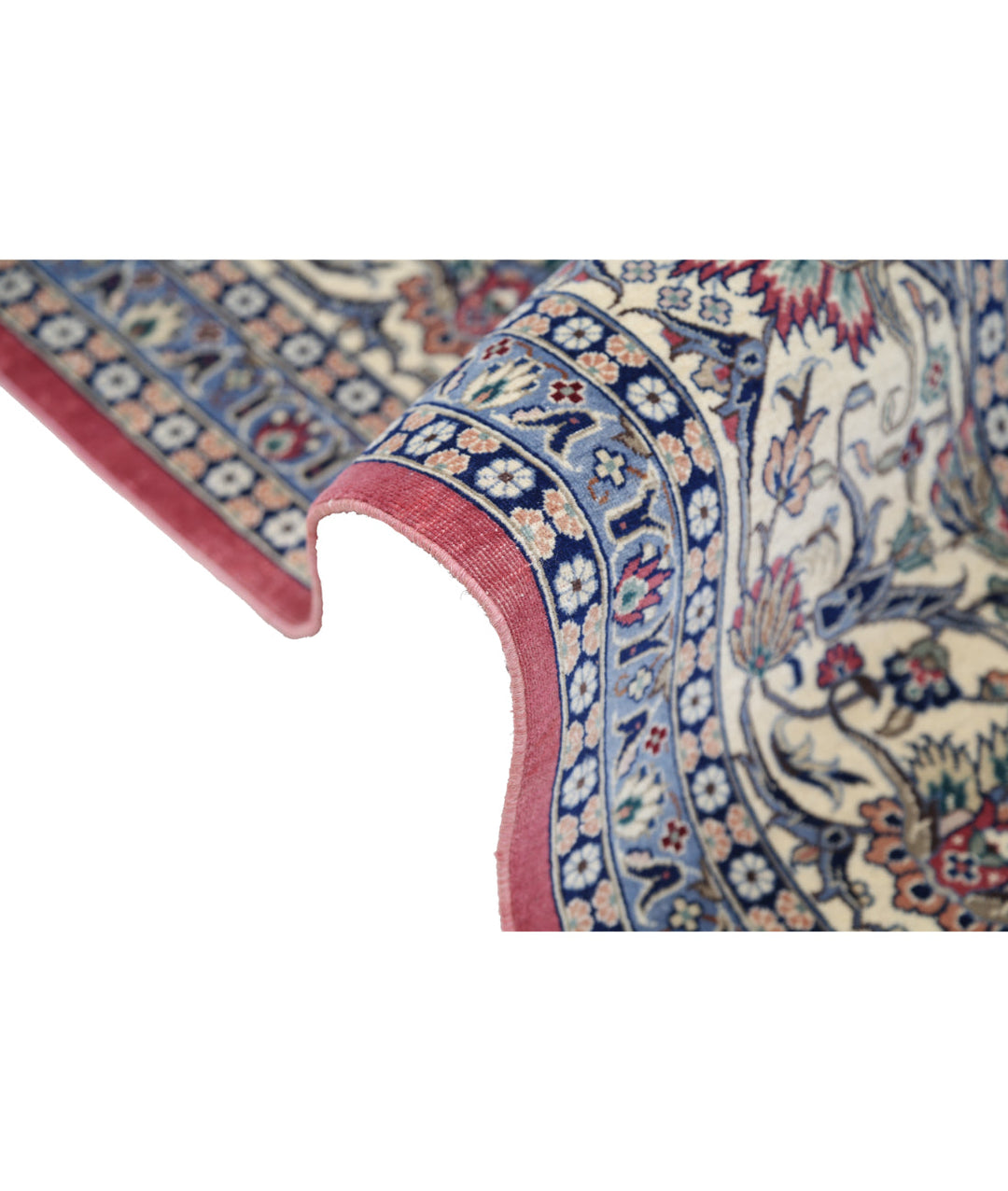 Pink Pakistani Oriental Rug 7' 11" x 10' 1" Hand-Knotted | No. AT92294