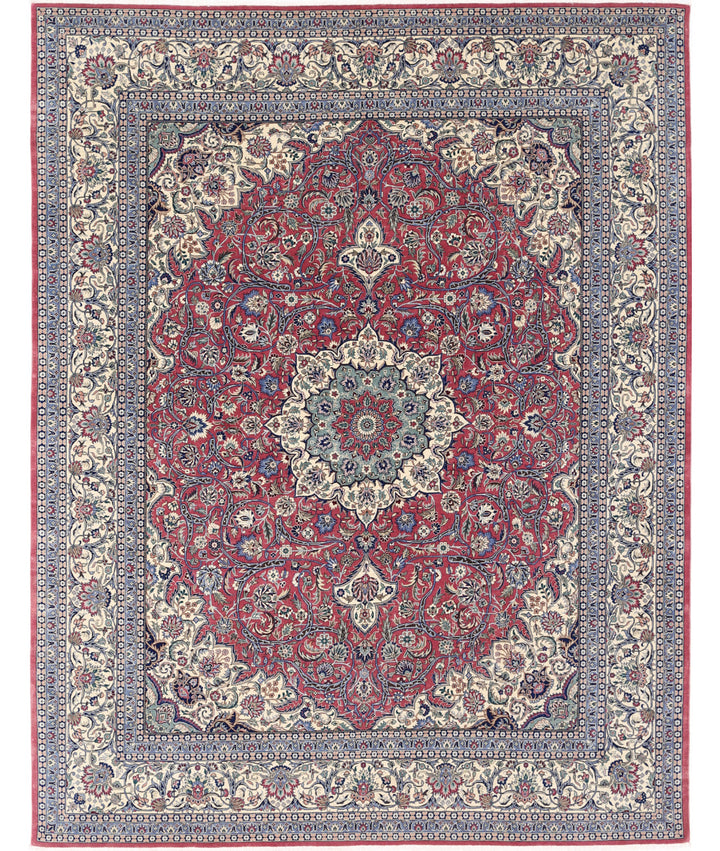 Pink Pakistani Oriental Rug 7' 11" x 10' 1" Hand-Knotted | No. AT92294
