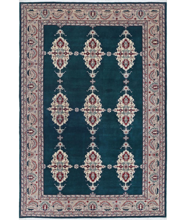 Hand Knotted Heritage Oriental  Wool Rug 6' 0" x 8' 11" - No. AT49551