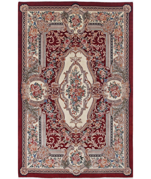 Hand Knotted Heritage Oriental  Wool Rug 5' 10" x 8' 11" - No. AT47584