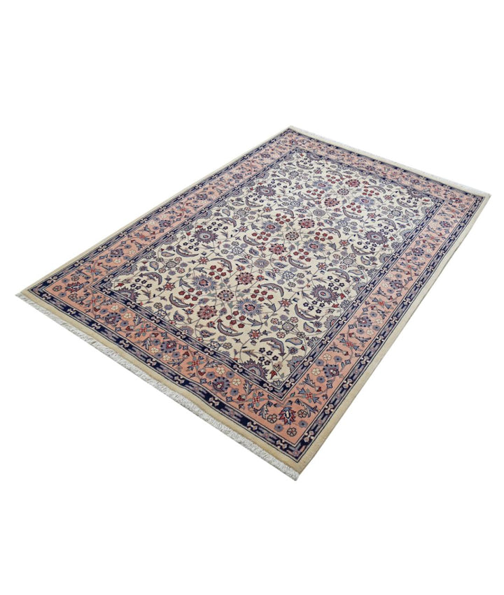 Pakistani Oriental Rug 4' 1" x 6' 1" Hand-Knotted | No. AT96151