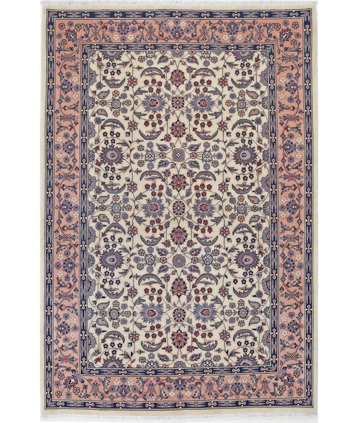 Pakistani Oriental Rug 4' 1" x 6' 1" Hand-Knotted | No. AT96151