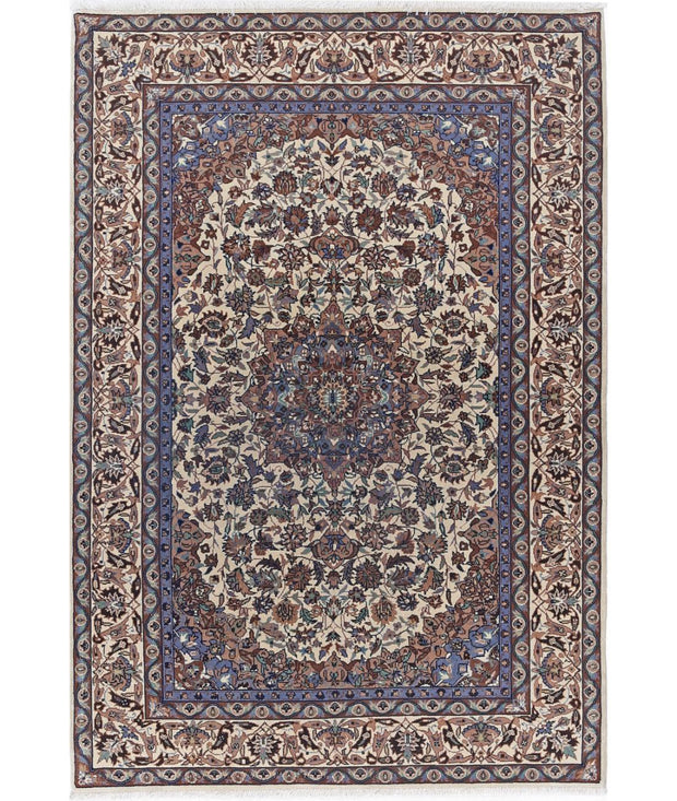 Hand Knotted Heritage Oriental  Wool Rug 4' 0" x 5' 11" - No. AT66619