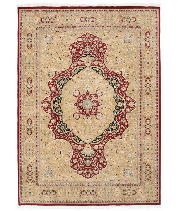 Hand Knotted Heritage Wool Rug 8'  11" x 12'  5" - No. AT40240