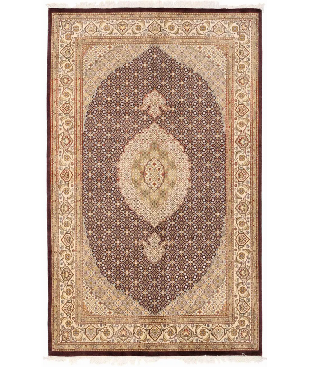 Hand Knotted Heritage Wool Rug 4'  6" x 7'  5" - No. AT52598