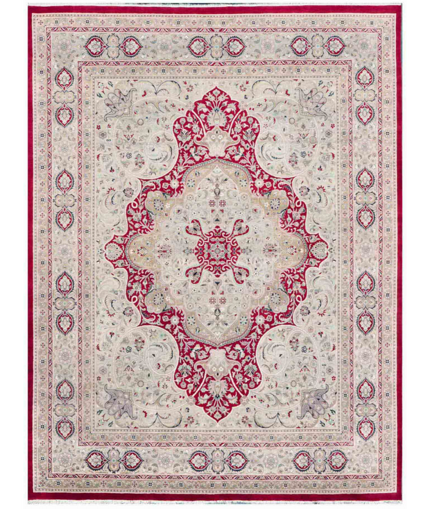 Hand Knotted Heritage Wool Rug 9'  0" x 12'  4" - No. AT34921