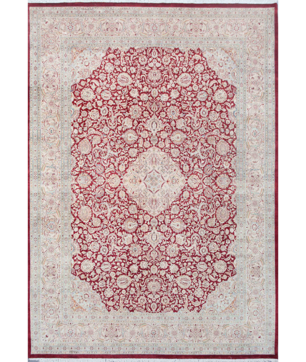 Hand Knotted Heritage Wool Rug 9'  1" x 12'  8" - No. AT85583