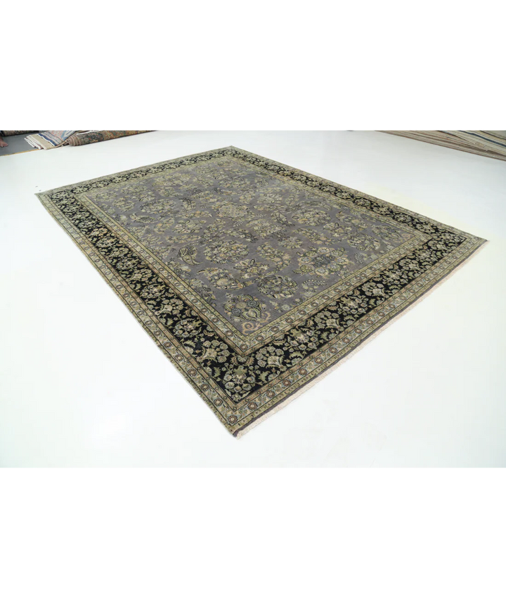 Pakistani Traditional Rug 8' 8" x 11' 6" Hand-Knotted | No. AT78338