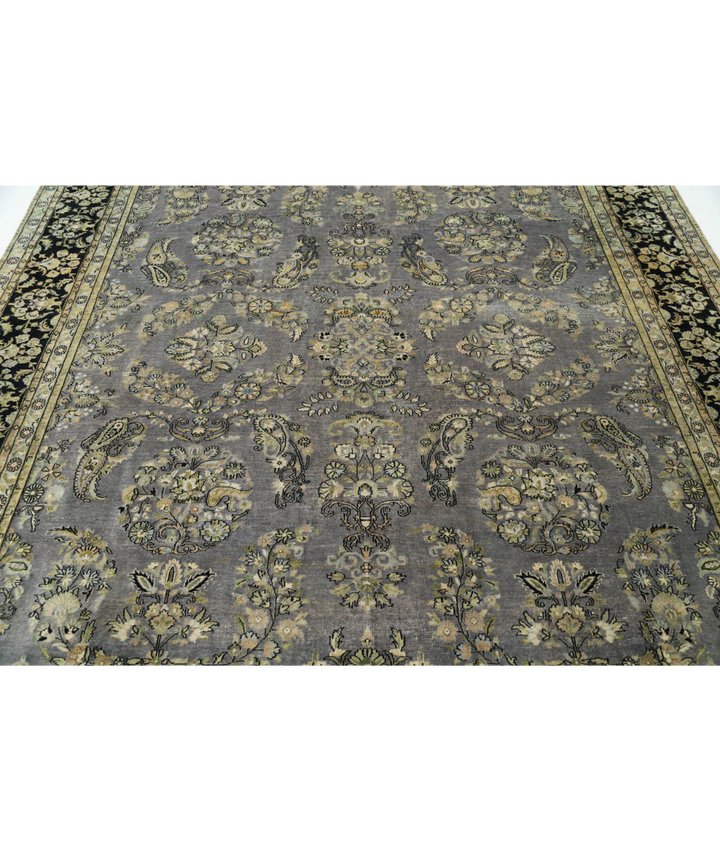 Pakistani Traditional Rug 8' 8" x 11' 6" Hand-Knotted | No. AT78338